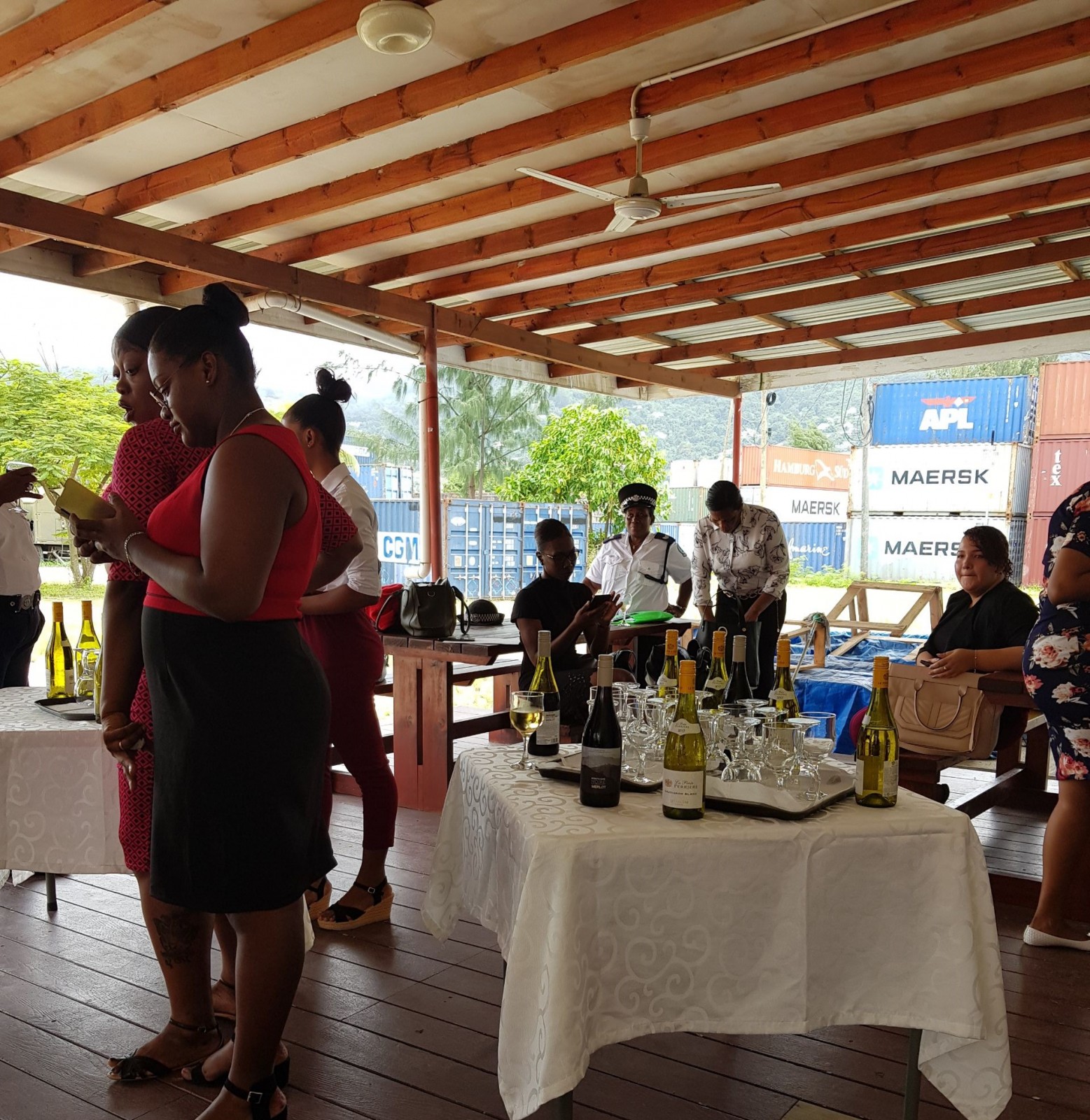 Seychelles Police Force: End of course celebration in the Seychelles