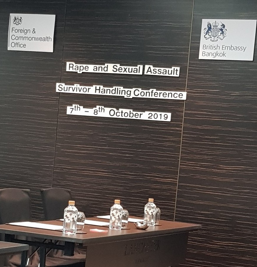 British Embassy Bangkok: Early morning in Bangkok - getting ready for the trainees to arrive. 7th - 8th October 2019.